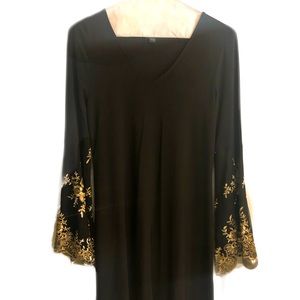 Black Dress with bell sleeves